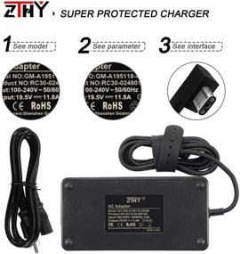 img 3 attached to 🔌 ZTHY 230W Razer Blade Laptop Charger: Compatible with Razer Blade Pro 17 & Blade 15 Base Advanced 2019 GTX1060 GTX1070 RTX2070 RTX2080 Laptop - RC30-0248 Power Supply