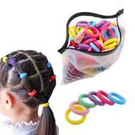 candy elastics seamless ponytail holder logo