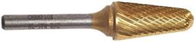 img 1 attached to 🛠️ SL3 TiN Coated Double Cut Carbide Bur by Champion Cutting Tool