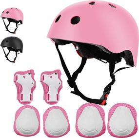 img 4 attached to SuperLee Adjustable Kids Helmet for Ages 3-8 – Boys & Girls – Suitable for Multifunctional Sports Like Skateboarding, Biking, Hiking, Scooter Riding, Inline Skating, Longboarding, and Skates