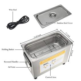 img 3 attached to Miitech Professional Digital Ultrasonic Cleaner: Unparalleled Cleaning Power
