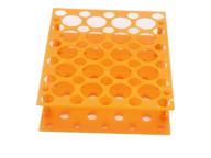 centrifuge laboratory plastic holder orange lab & scientific products in lab furniture logo