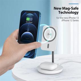 img 2 attached to Magnetic Wireless Charger Charging Station Portable Audio & Video for MP3 & MP4 Player Accessories