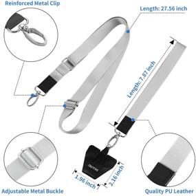 img 2 attached to Неймфлэйт для телефона OUTXE - Держите свой смартфон в безопасности с помощью регулируемых неймфлэйтов на шею и запястье