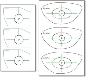 img 4 attached to Golf Strike Impact Labels for Drivers & Irons 🏌️ - 300 Total Labels (150 for Drivers and 150 for Irons)