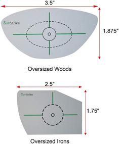 img 3 attached to Golf Strike Impact Labels for Drivers & Irons 🏌️ - 300 Total Labels (150 for Drivers and 150 for Irons)