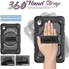 img 1 attached to HXCASEAC Shockproof Protector Rotating Shoulder Tablet Accessories for Bags, Cases & Sleeves