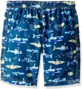 img 1 attached to 🦈 Hatley Boys Trunks: Dive into Style with Deep Sea Sharks Boys' Clothing
