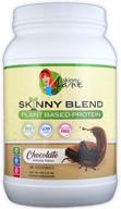 🍫 skinny jane skinny blend - best tasting plant-based protein shake - vegan powder - low carb and keto friendly - non-gmo - no soy, gluten, dairy, and egg free - bcaas - chocolate flavor - 2 pound logo