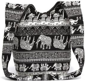 img 3 attached to KARRESLY Bohemian Shoulder Crossbody Messenger Women's Handbags & Wallets in Hobo Bags