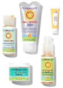 img 1 attached to Complete Summertime Essentials Kit by California Baby: Discover Our Sun-care and After-Sun Skin Soothing Products Collection