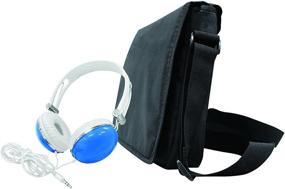 img 3 attached to 📀 Sylvania SDVD7060-Combo-Blue Portable DVD Player Bundle: 7-Inch Screen, Oversize Headphones, Deluxe Travel Bag (Blue)