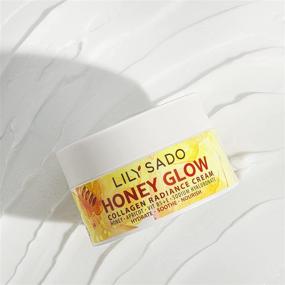 img 2 attached to 🌼 LILY SADO HONEY GLOW Collagen Radiance Cream: Daily Natural Face Moisturizer with Manuka Honey, Apricot, Collagen & Sodium Hyaluronate - Anti-Aging Solution for Wrinkles, Fine Lines, and Eye Circles