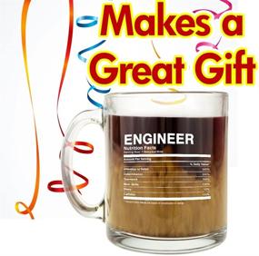 img 2 attached to ☕️ Nutrition Facts Glass Coffee Mug for Engineers - Affordable Gift Under $15!