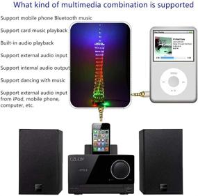 img 1 attached to 🎄 PEMENOL LED Music Light Tower DIY Kit - Colorful RGB with 3D Animation for Christmas, 51 MCU Suit + Remote Control - Ideal for Soldering Practice and SEO