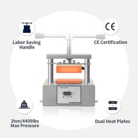 img 2 attached to Anbull 1Ton（4409Lb Portable Plates800W Professional