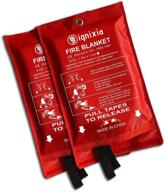 🔥 ultimate protection: ignixia pack premium fire blanket - safeguard your space with confidence logo