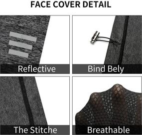 img 1 attached to Ice Silk Face Bandana: Stay Cool with this Seamless Scarf for Outdoor Protection