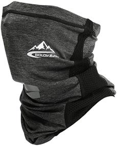 img 4 attached to Ice Silk Face Bandana: Stay Cool with this Seamless Scarf for Outdoor Protection