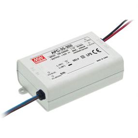 img 1 attached to MEAN WELL APC-35-350 LED Driver Power Supply, Constant Current Mode, 350mA, 28-100VDC, 35 Watt