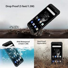 img 2 attached to Blackview BV5500 Plus 4G Rugged Unlocked Cell Phones - Waterproof, Drop Proof, 5.5” 3GB+16GB Dual SIM [Quad Core] Android 9, 4400mAh Battery, Face ID Mobile Phones (Black)