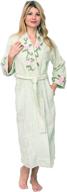 bath robes womens embroided chenille women's clothing logo