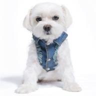 🐶 designer dog jean jacket by united pups: fashion-forward canine apparel логотип