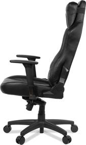 img 1 attached to 💺 Arozzi VERNAZZA-BK Ergonomic Computer Gaming/Office Chair, Black