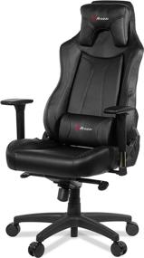 img 4 attached to 💺 Arozzi VERNAZZA-BK Ergonomic Computer Gaming/Office Chair, Black