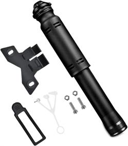 img 4 attached to 🚴 TMcom Mini Bike Pump - Portable Lightweight Bicycle Air Pump for Road, Mountain, and BMX Bikes - Fits Presta and Schrader Valves - Ideal for Mountain Biking and Inflating Balls