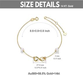 img 2 attached to Infinity Anklet Women Bracelet Jewelry