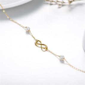 img 1 attached to Infinity Anklet Women Bracelet Jewelry