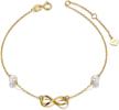 infinity anklet women bracelet jewelry logo