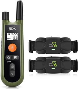 img 4 attached to 🐶 DOG CARE Remote Dog Training Collar with Shock, Vibration, and Beep Modes - Rechargeable, Long Range Remote Control for Large and Medium Dogs (15-100lb)