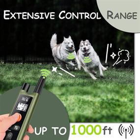 img 2 attached to 🐶 DOG CARE Remote Dog Training Collar with Shock, Vibration, and Beep Modes - Rechargeable, Long Range Remote Control for Large and Medium Dogs (15-100lb)