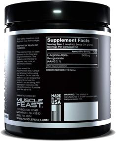 img 3 attached to 💪 Muscle Feast AAKG Arginine Alpha-Ketoglutarate: Boost Muscle Gain & Athletic Performance with 3400mg per Serving (58 Servings)