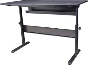 img 3 attached to 💻 Thermaltake Tt Gaming Level 20 GT Battlestation Computer Gaming Desk with Adjustable Heights, Scratch Resistant Surface, Full-Sized Desk Mat, Black - GD-LBS-BRHANX-01
