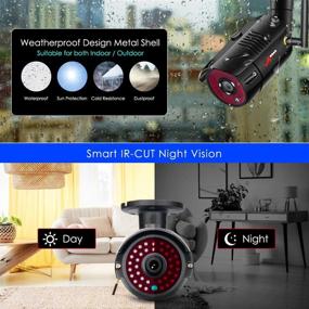 img 1 attached to 📷 ANRAN Wireless Home Security Camera System - Complete Surveillance Kit with 2TB HDD, 8pcs 2MP Outdoor/Indoor Cameras, Night Vision, Motion Alert, Remote View - 1080P High Definition