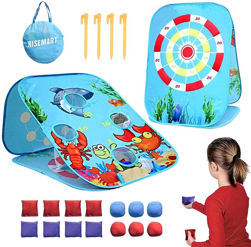 educational camping activity 8 beanbags 6 sticky 로고