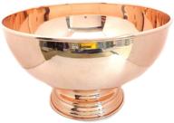 🍹 copper punch bowl 12" - high-quality 6 liter capacity pure copper punch bowl by alchemade logo