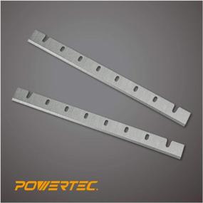 img 1 attached to 🔪 12-1/2" HSS Planer Blades Replacement for DeWalt DW7332 DW733 - Set of 2 by POWERTEC 12809