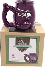 img 1 attached to ☕ SEO-Optimized FasionCraft Premium Purple Roast and Toast Mug - Wake and Bake Coffee Mug, Ideal for 11oz of Hot or Cool Liquids!