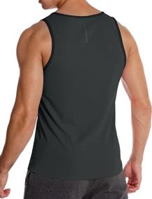 img 2 attached to EZRUN Men's Quick Dry Tank Tops for Bodybuilding Gym Jogging Running Fitness Training - Sleeveless Shirts