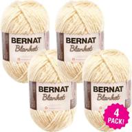 🧶 bernat vintage white blanket big ball yarn multipack - 4 pack logo