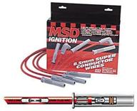🔌 high performance msd 31199 8.5mm spark plug wire set with super conductor technology logo