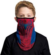 joeyoung kids face mask bandanas: ear loop neck gaiter for ages 4-13 | school, party, cycling masks for boys/girls/children logo