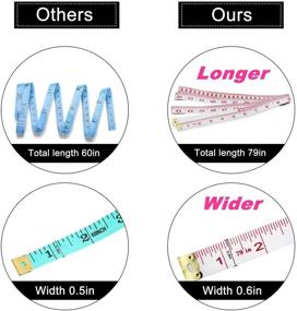 img 1 attached to XJSW Measuring Sewing Measure Flexible