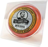 🧼 col. ichabod conk men's amber shaving soap: smooth shave bar for superior results logo