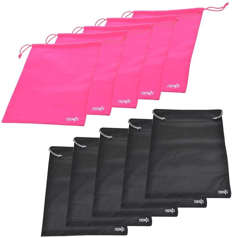 cosmos non woven drawstring inches black 로고