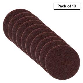 img 3 attached to Scotch-Brite Surface Conditioning Discs - Metal Surface Prep - Hook and Loop - Aluminum Oxide - Medium Grit - 4.5” diam. - Pack of 10